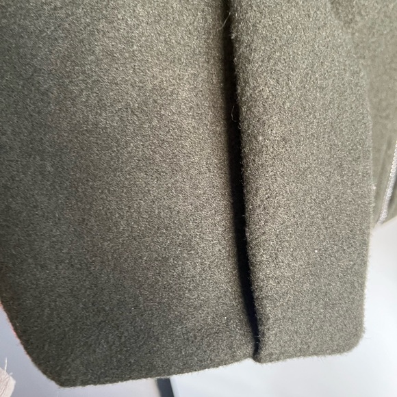 Zara vintage Classic olive  Green bomber jacket medium - Picture 6 of 8